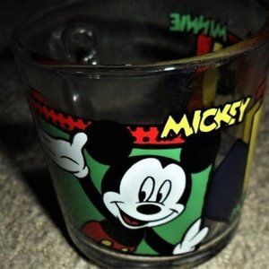 😎 3 for $10 SALE--Vintage Glass Mug Micky n Minnie